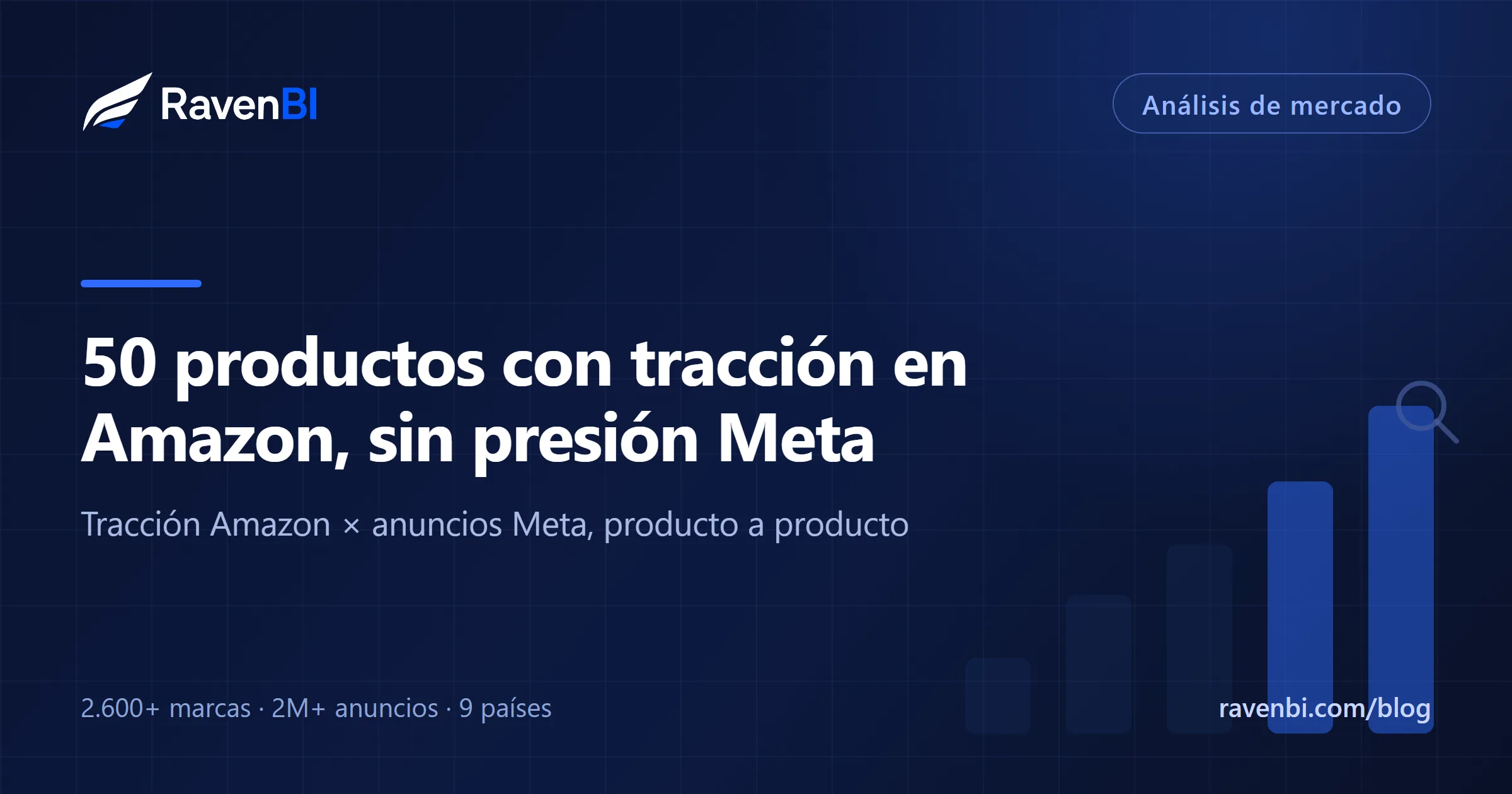 Tendencias Amazon de suplementos 2026: 50 productos con fuerte tracción y baja presión publicitaria en Meta