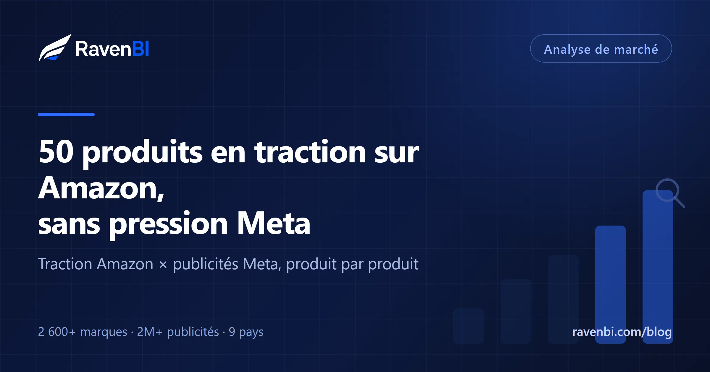 Tendances Amazon des compléments 2026 : 50 produits à forte traction et faible pression publicitaire Meta