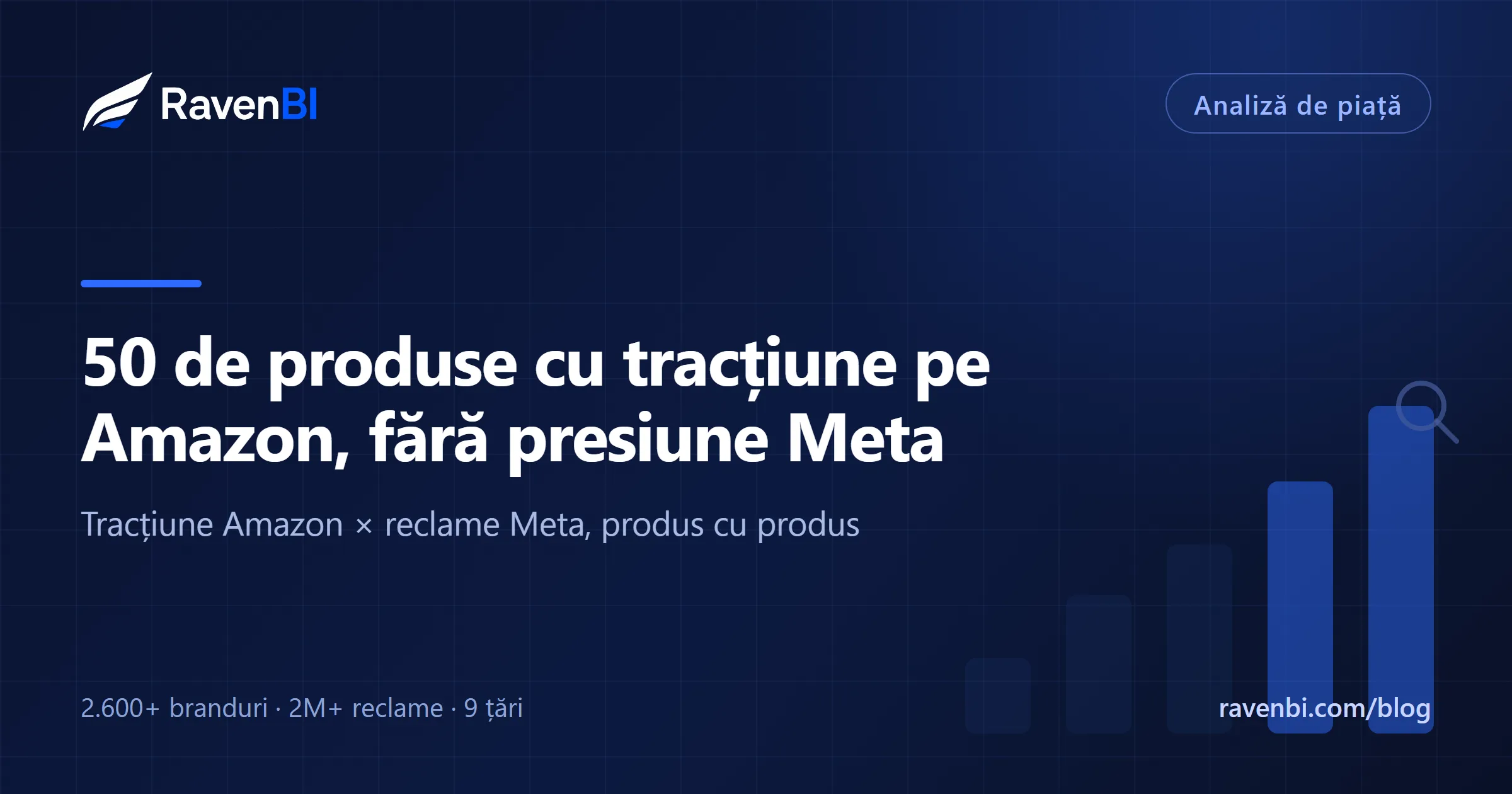 Tendințe Amazon la suplimente 2026: 50 de produse cu tracțiune puternică și presiune publicitară Meta mică
