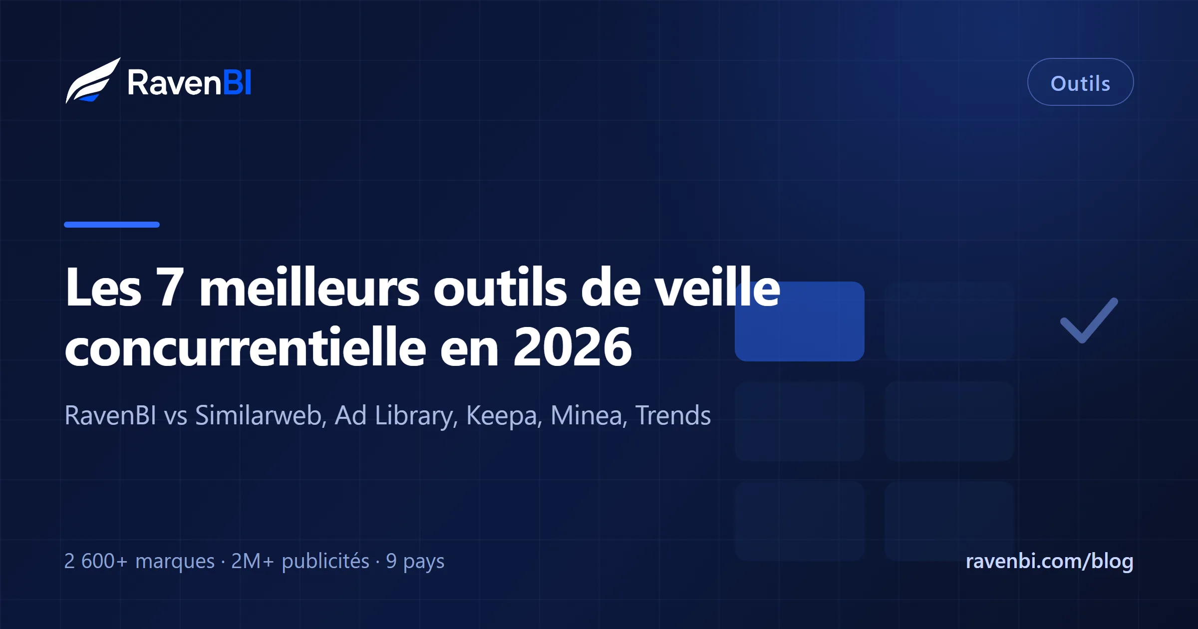 Les 7 meilleurs outils de veille concurrentielle pour marques de compléments en 2026